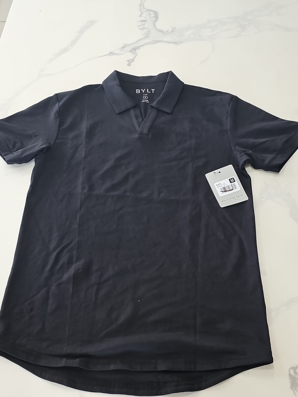 BYLT Basics Men’s Black Polo Shirt